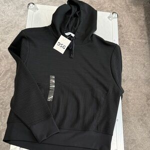 DSG women’s  Black Ribbed Hoodie Sweater